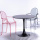 Design clear transparent plastic arms chair